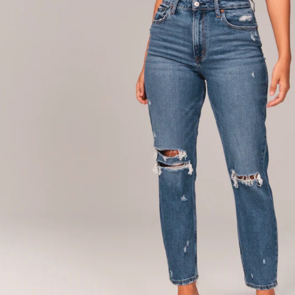 Abercrombie & Fitch CURVE LOVE High-Rise Jeans